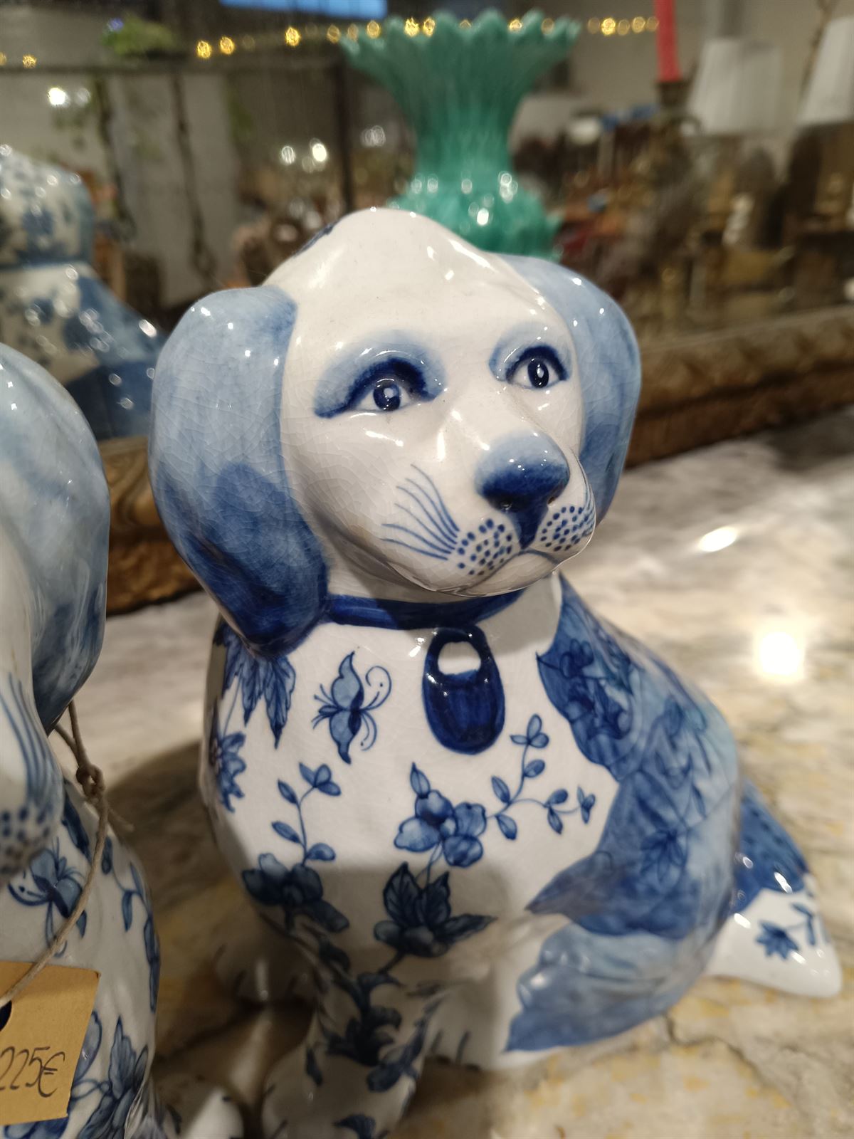 Figuras antiguas perros de cerámica - Imagen 8