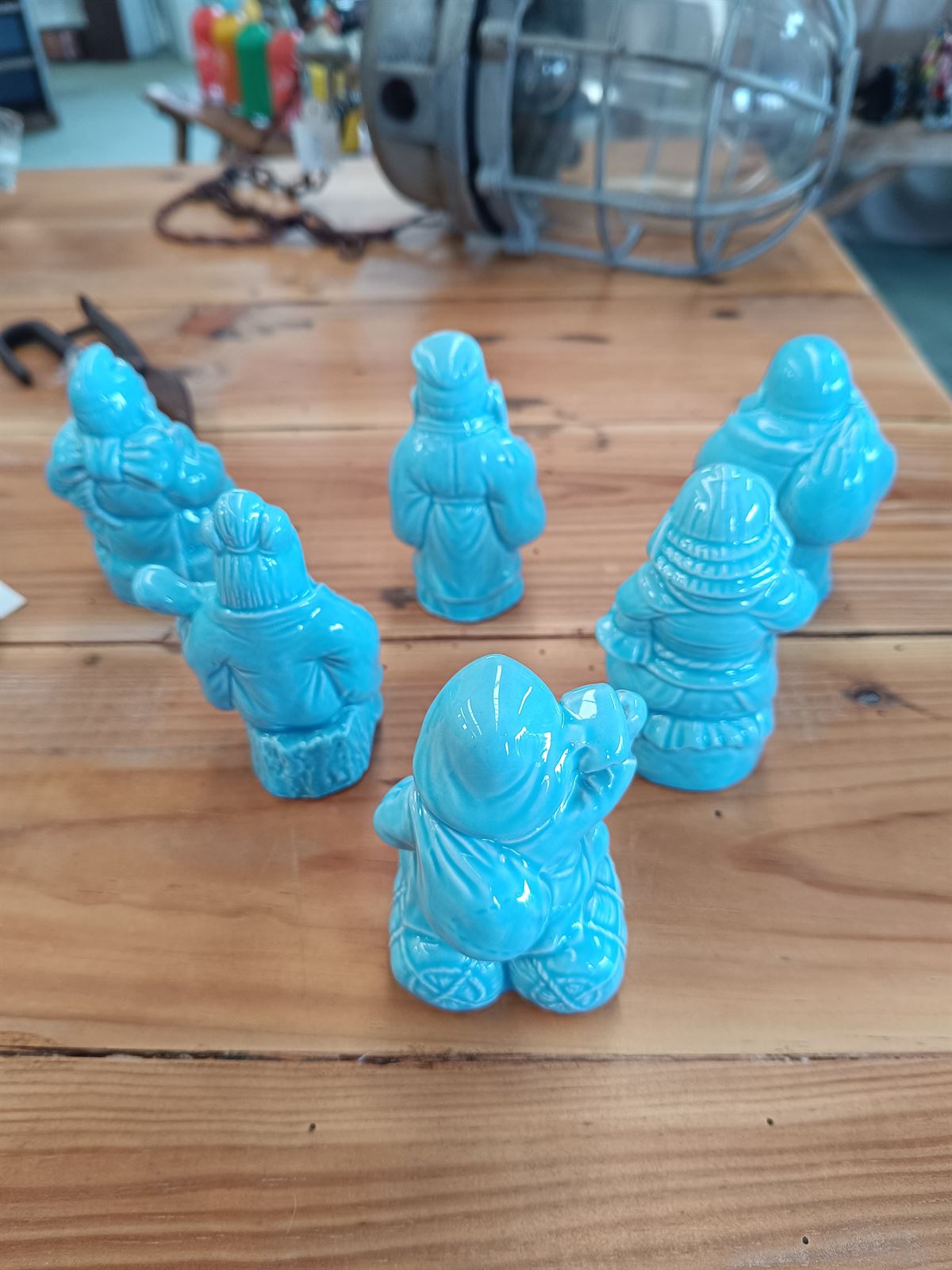 Figuras budas turquesa de la fortuna - Imagen 5