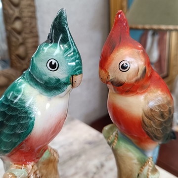 Figuras loros de cerámica - Imagen 2