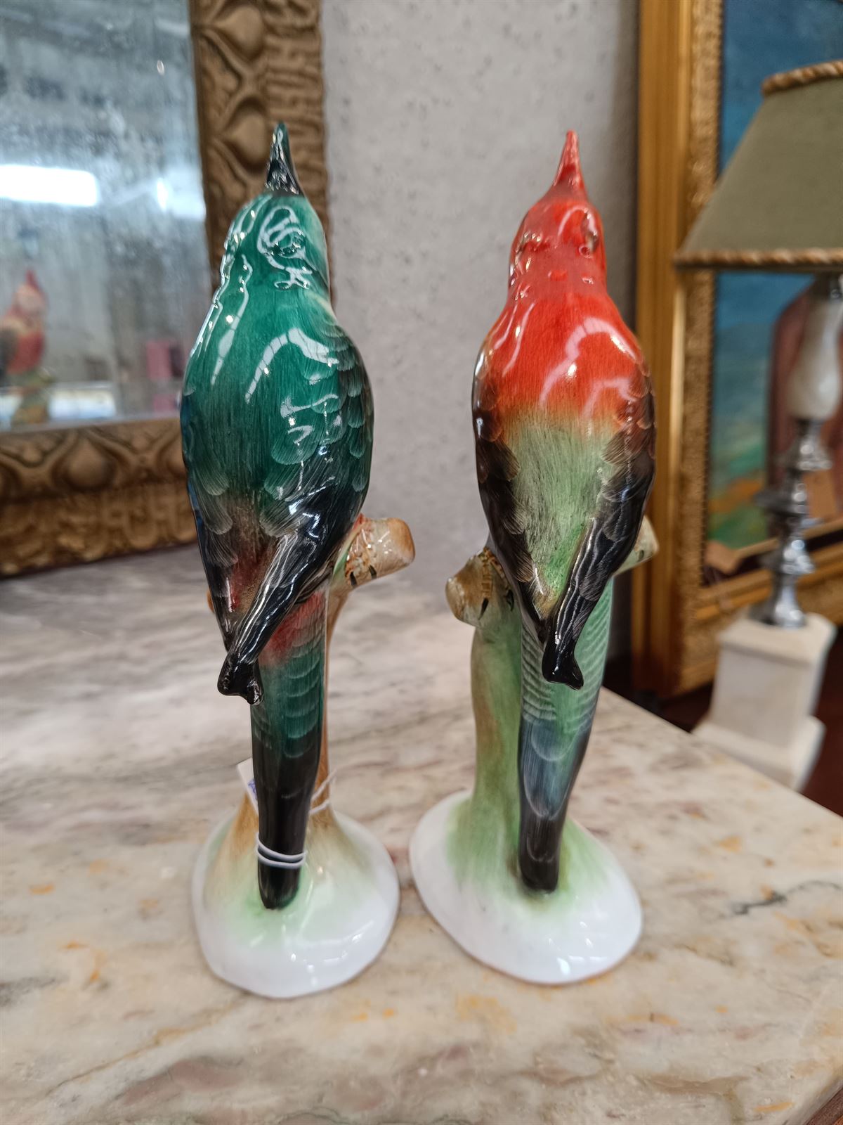 Figuras loros de cerámica - Imagen 4