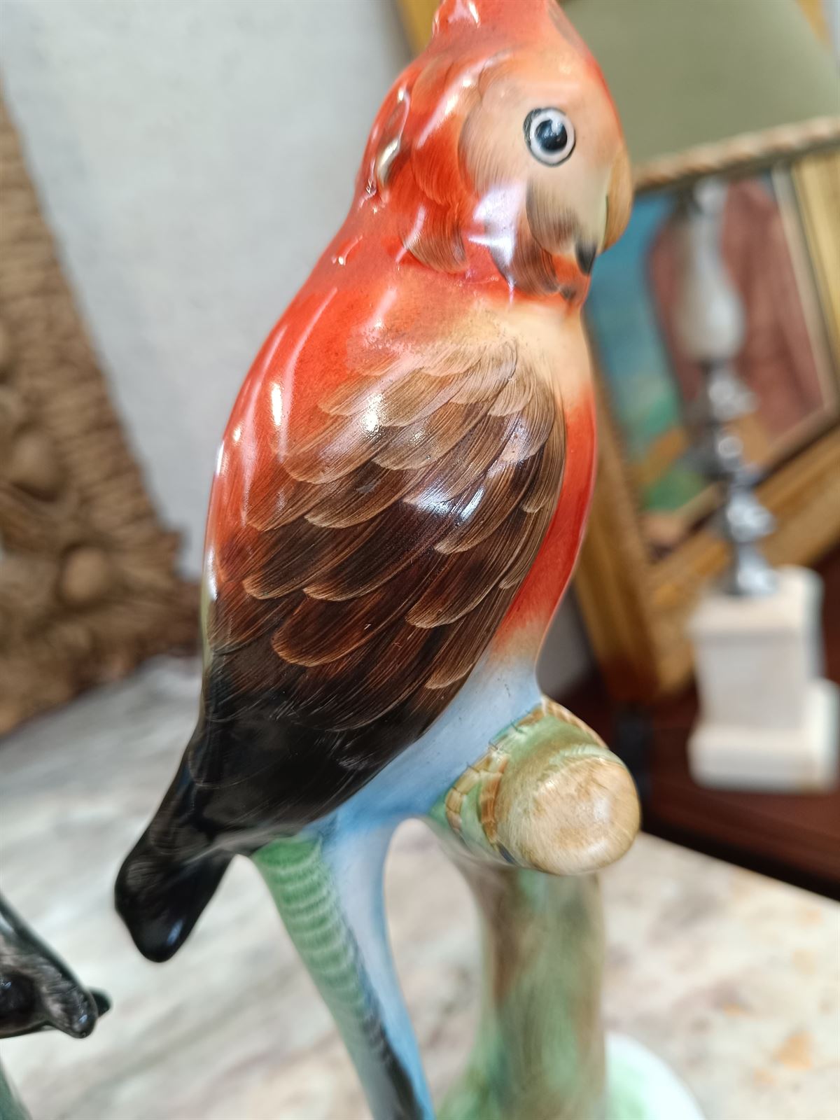 Figuras loros de cerámica - Imagen 6