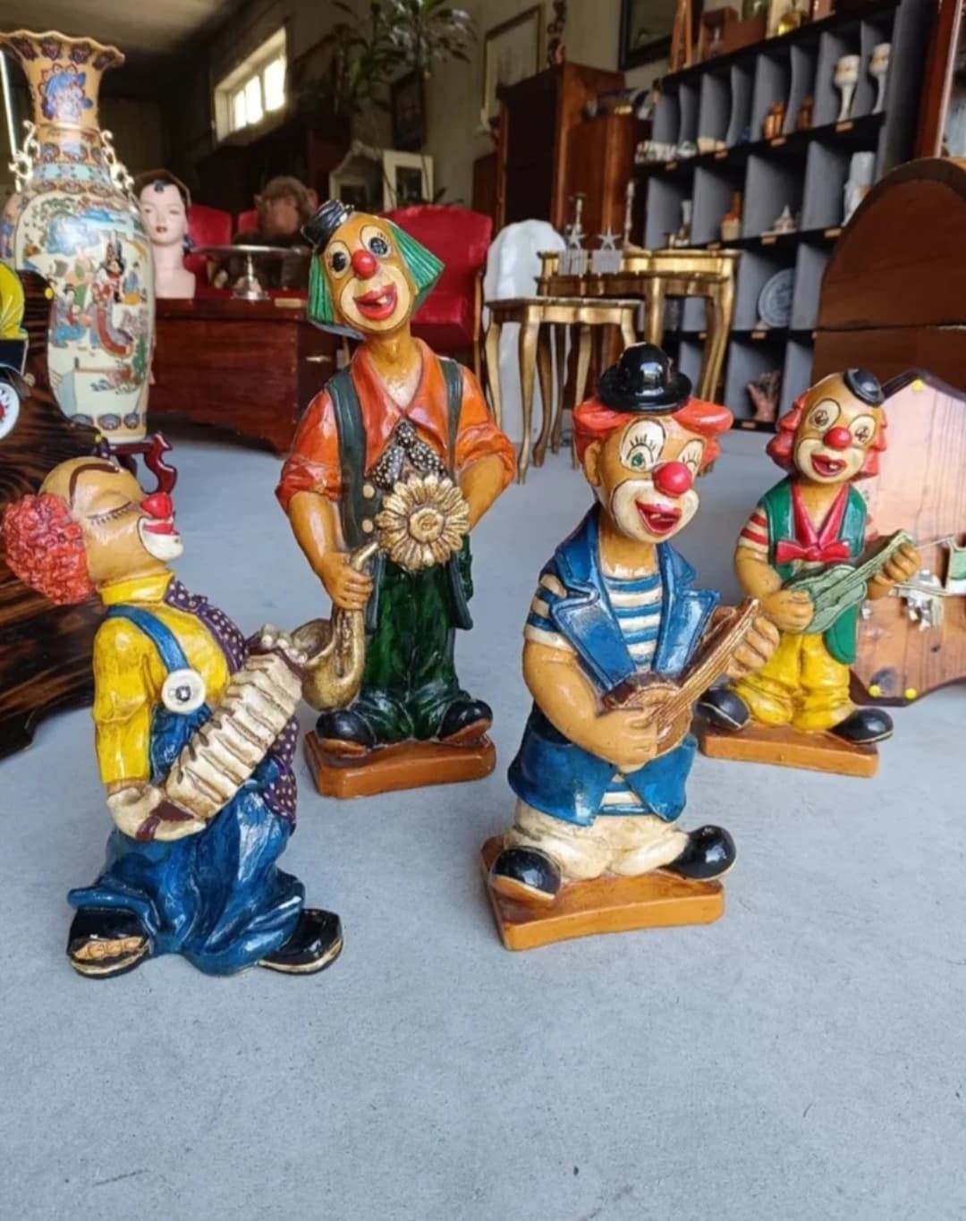 Figuras payasos de cerámica - Imagen 2
