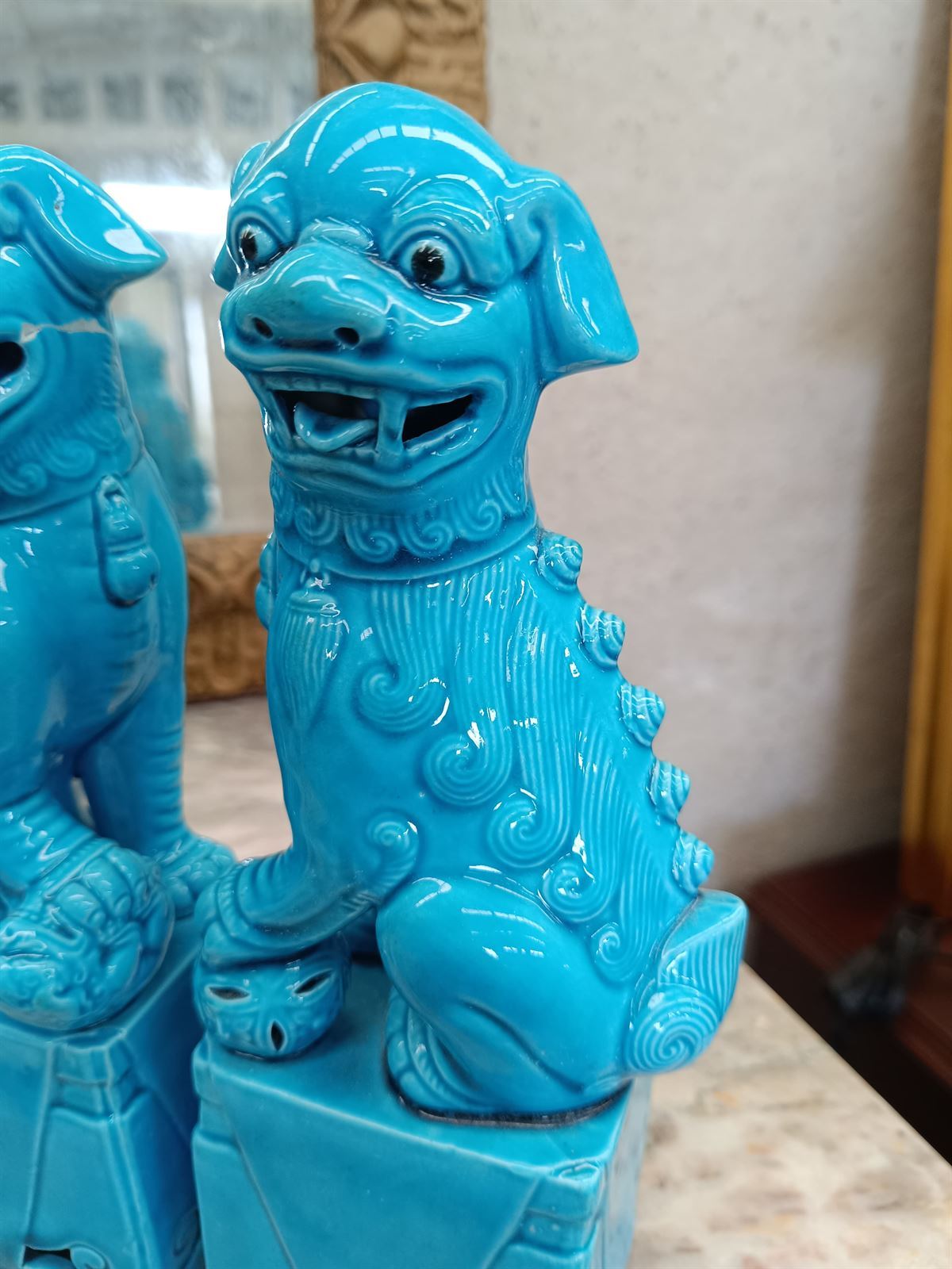 Figuras Perros Foo cerámica - Imagen 2