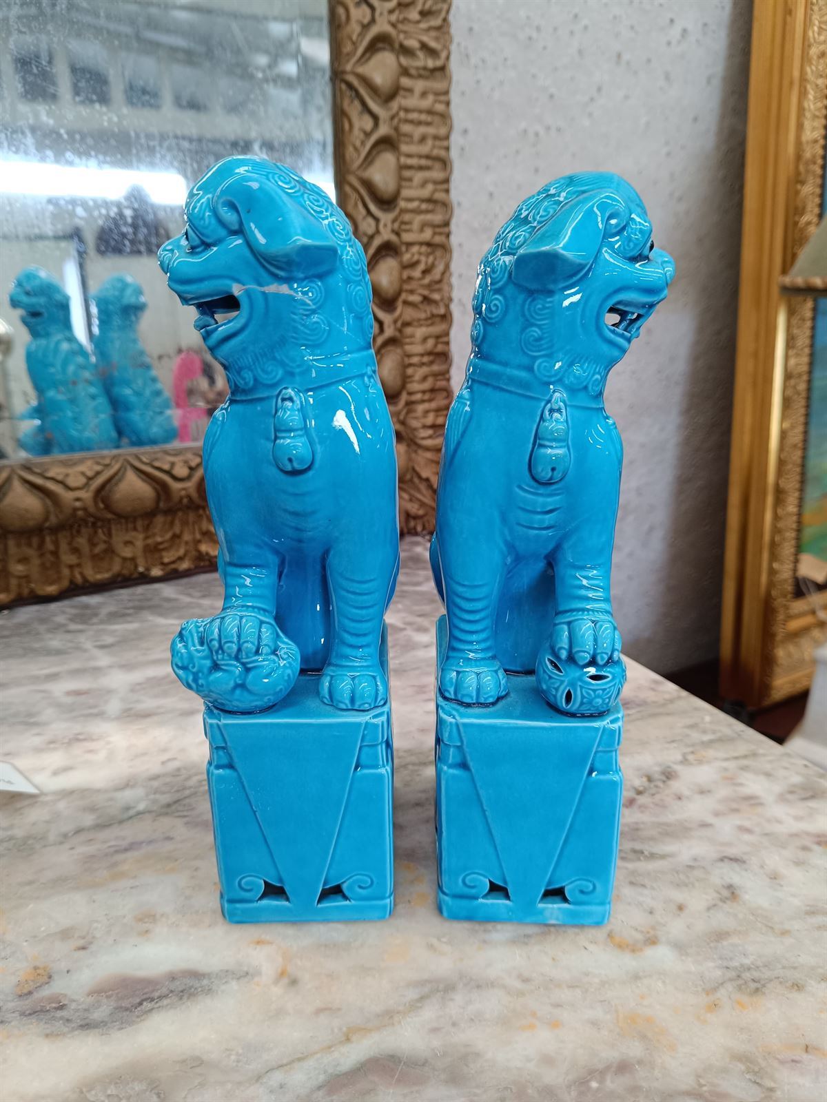 Figuras Perros Foo cerámica - Imagen 3