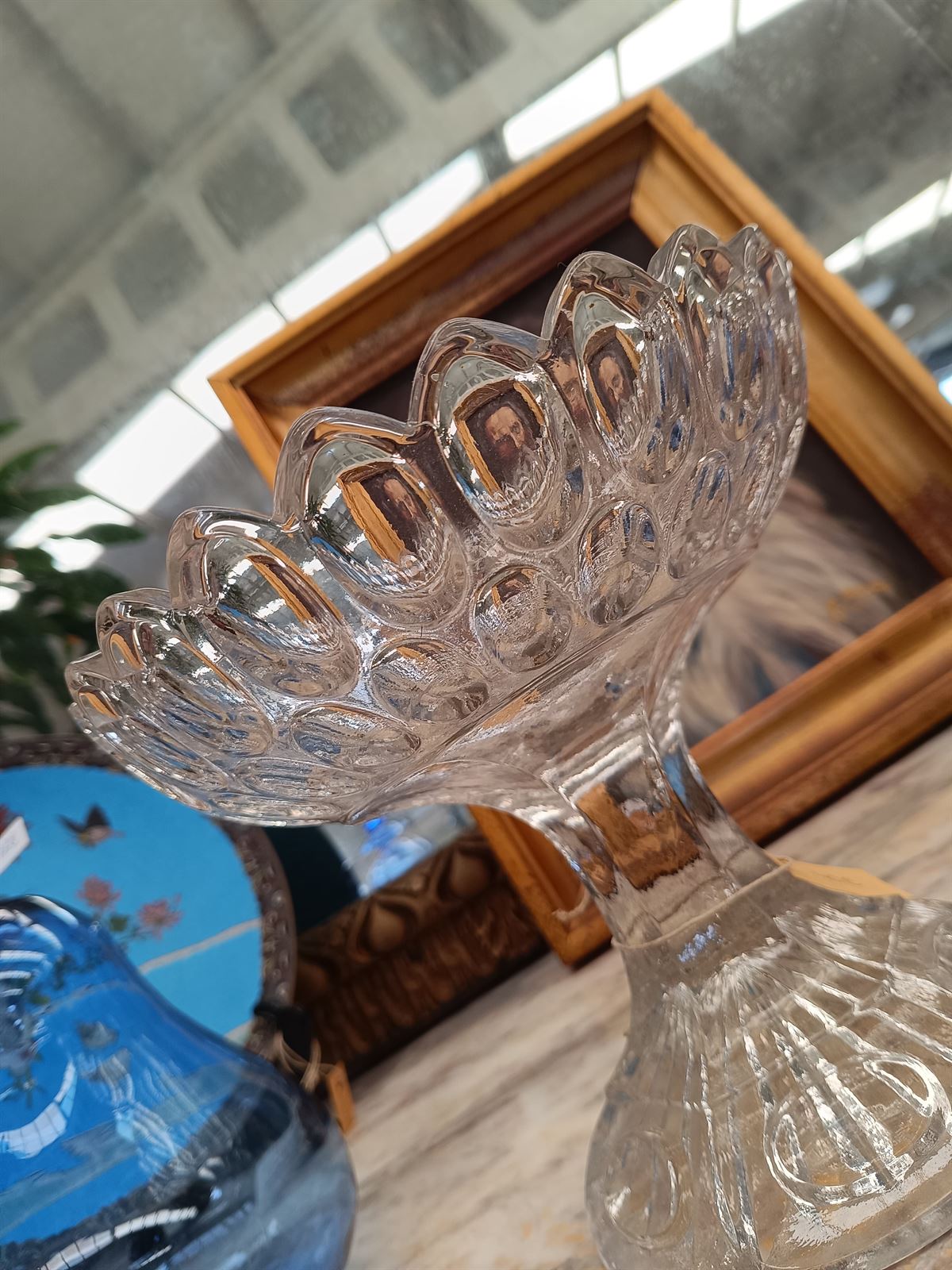 Frutero de cristal años 70 - Imagen 3