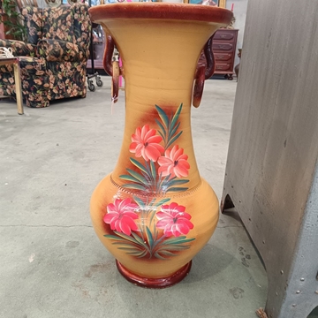 Gran jarrón pintado a mano - Imagen 1