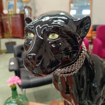 Gran pantera de cerámica Italy - Imagen 2