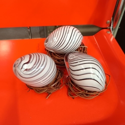 Huevos cristal de murano - Imagen 1