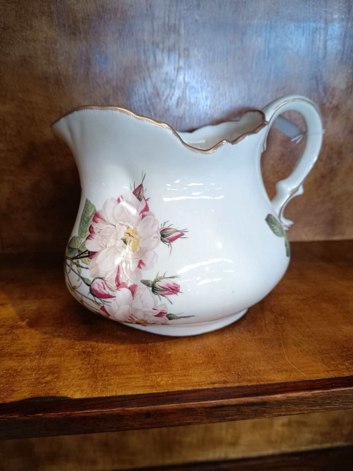 Jarra cerámica VP S.XX de flores - Imagen 1