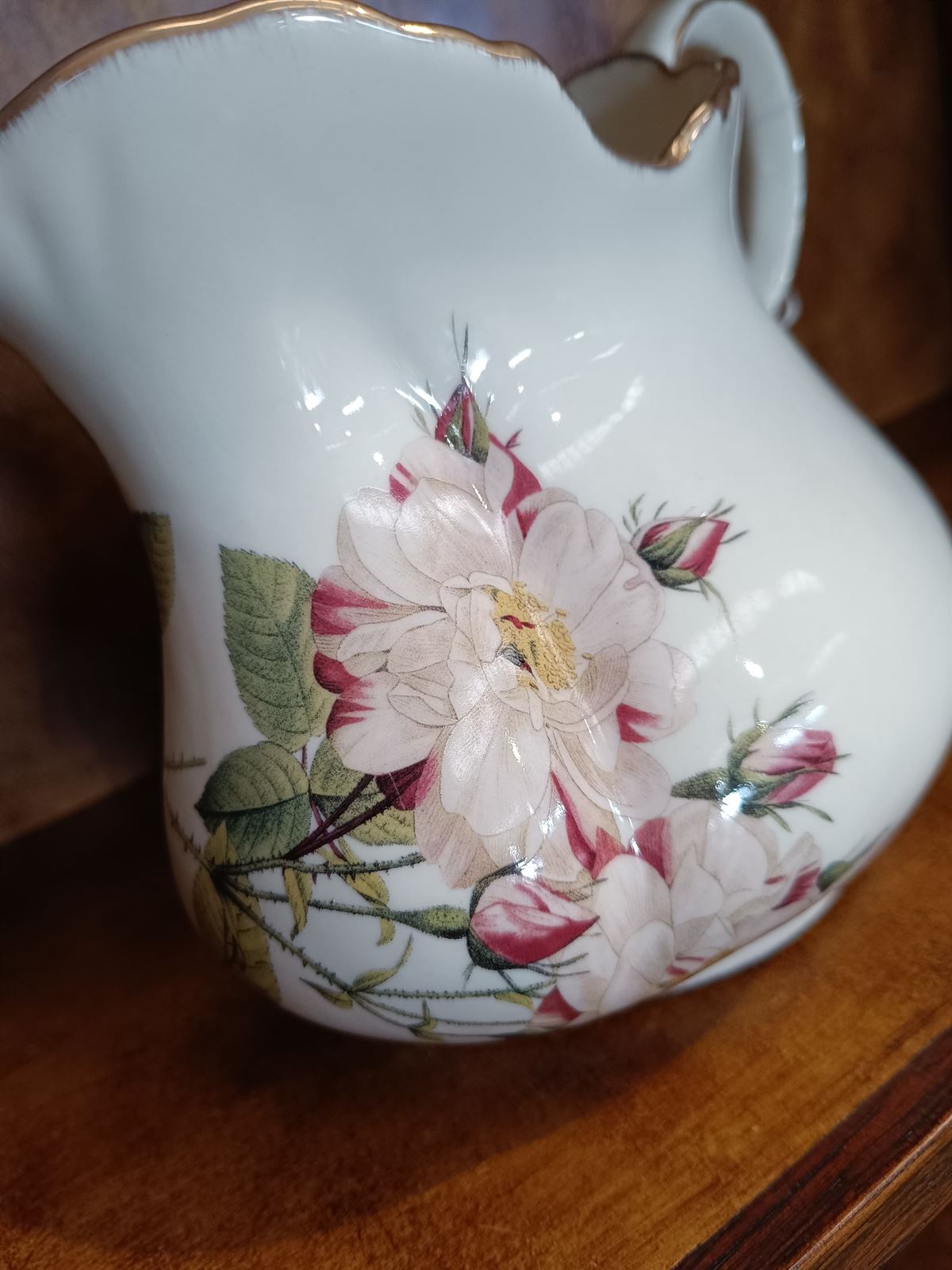 Jarra cerámica VP S.XX de flores - Imagen 2