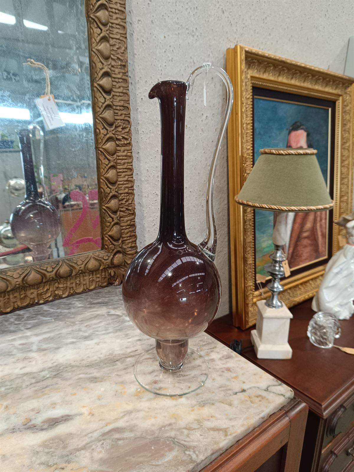 Jarra cristal vidrio de Murano - Imagen 1