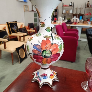 Jarrón cerámica pintado a mano - Imagen 1