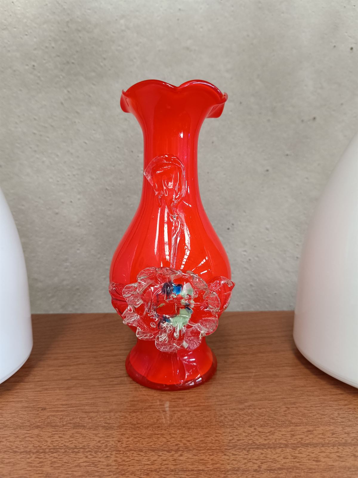 Jarrón cristal soplado años 70 - Imagen 1