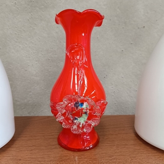 Jarrón cristal soplado años 70 - Imagen 1