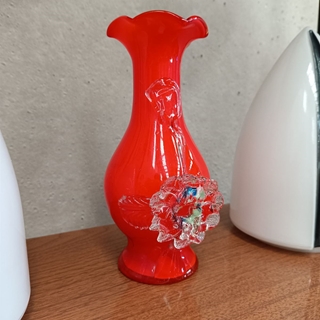 Jarrón cristal soplado años 70 - Imagen 2