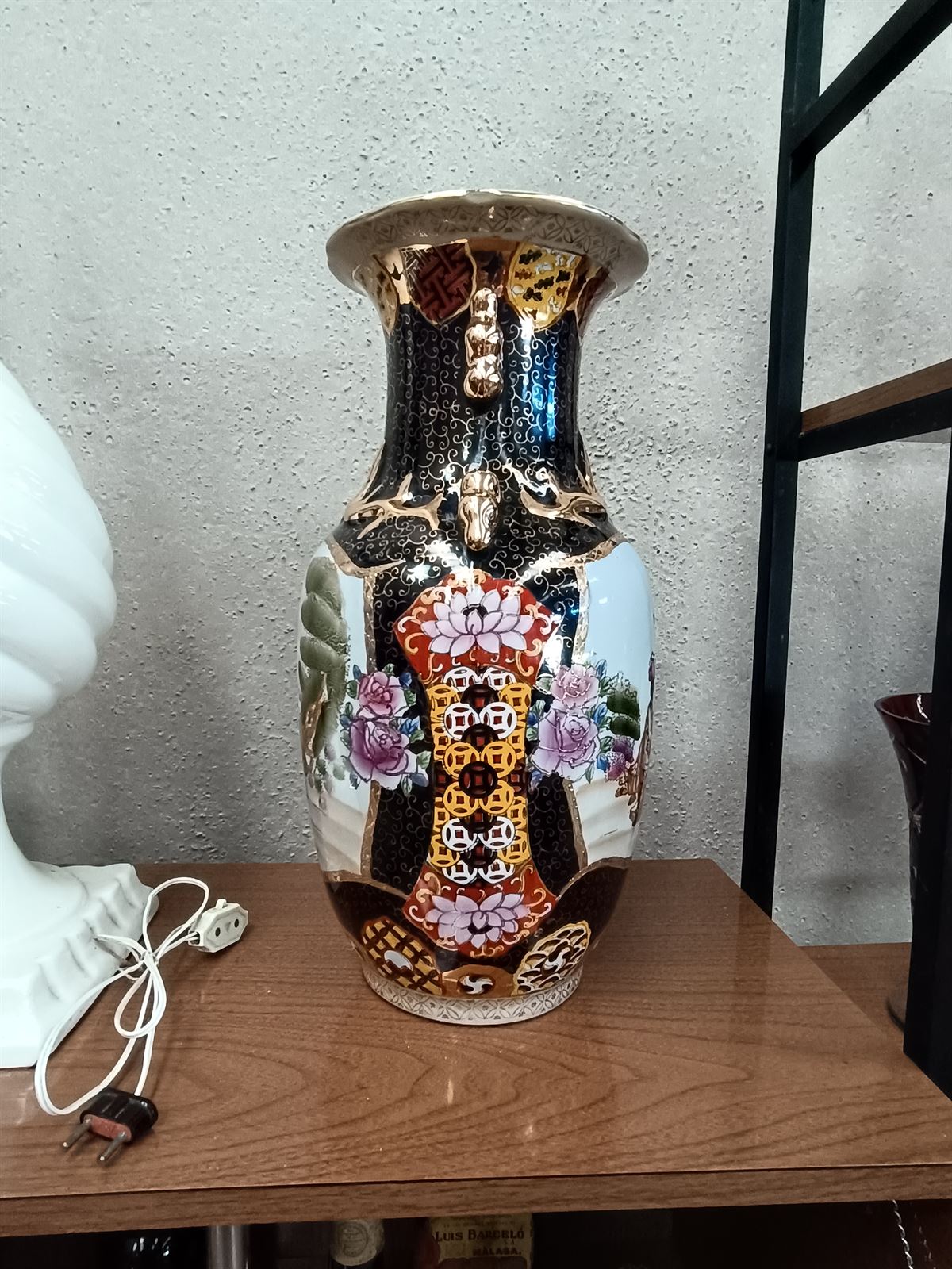 Jarrón de cerámica estilo Satsuma - Imagen 5