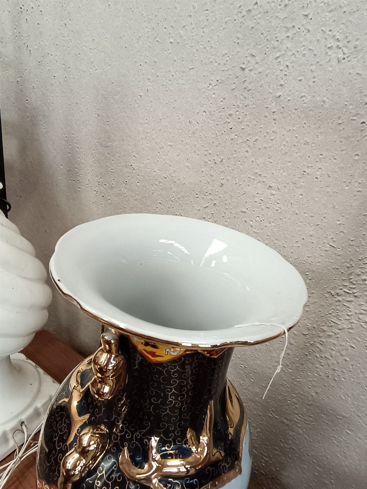 Jarrón de cerámica estilo Satsuma - Imagen 6
