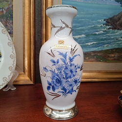 Jarrón de cerámica y plata de ley - Imagen 1