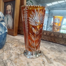 Jarrón florero de cristal de roca - Imagen 1