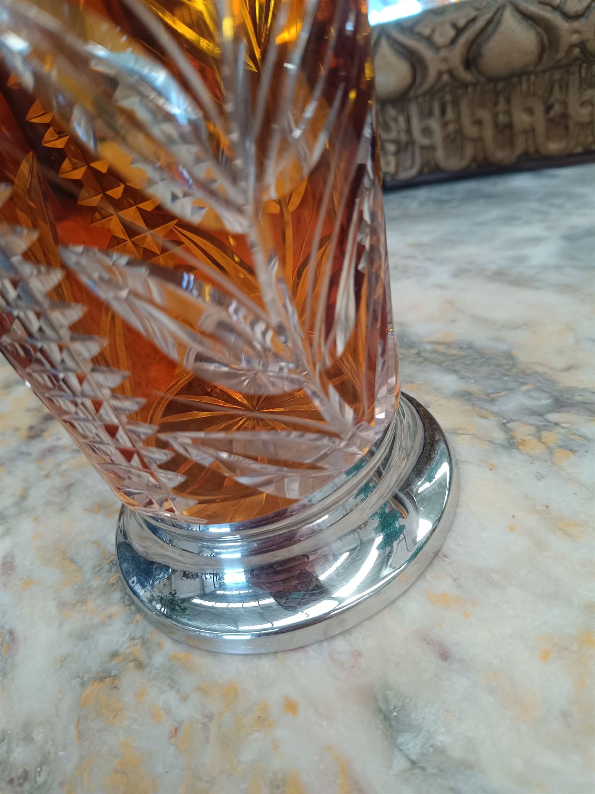 Jarrón florero de cristal de roca - Imagen 3