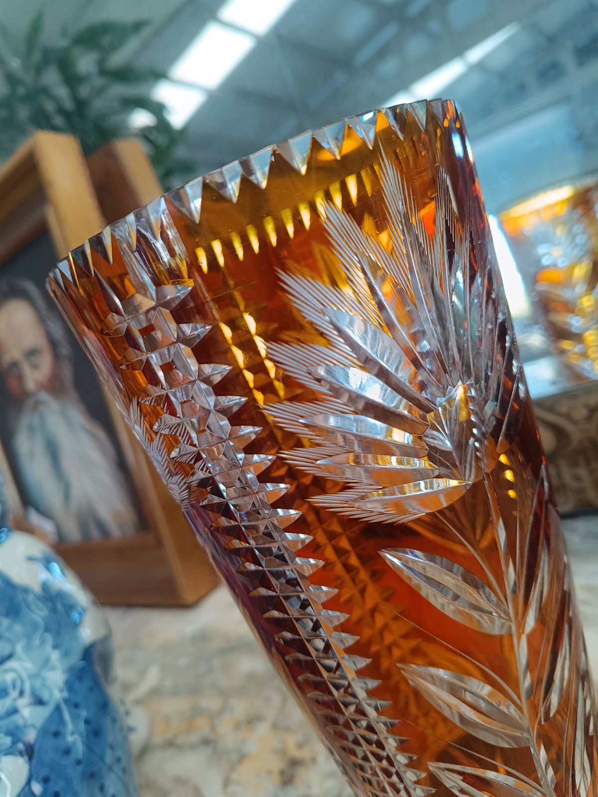 Jarrón florero de cristal de roca - Imagen 4