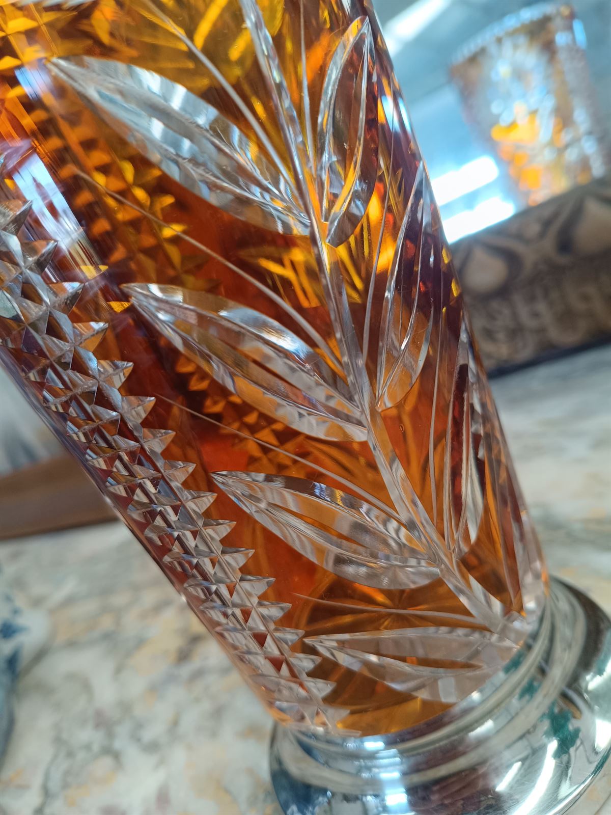 Jarrón florero de cristal de roca - Imagen 5