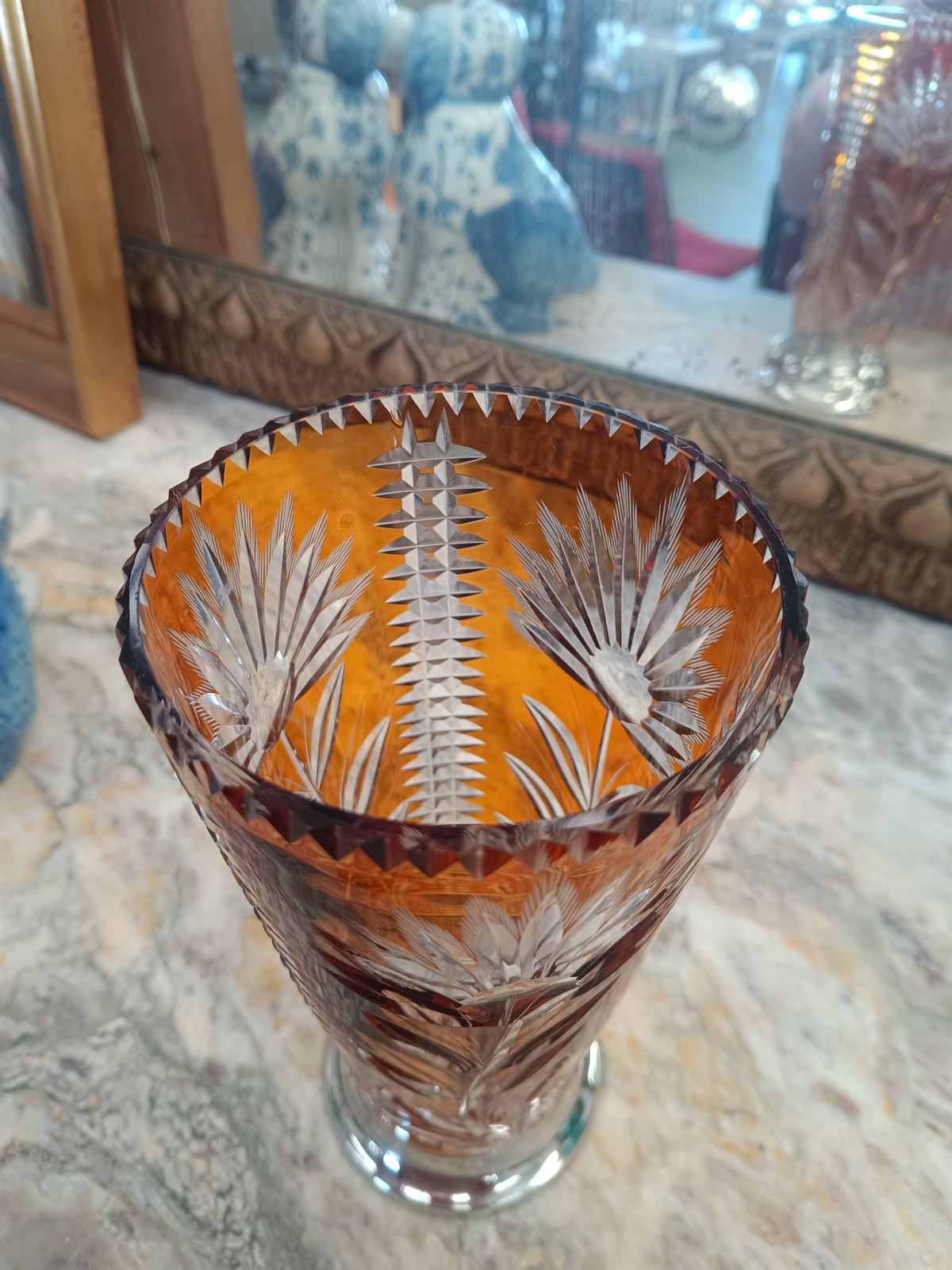 Jarrón florero de cristal de roca - Imagen 6
