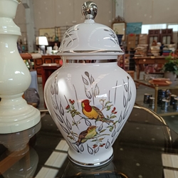 Jarrón tíbor de pajaritos - Imagen 1