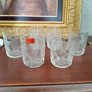 Juego 8 vasos de cristal - Imagen 1