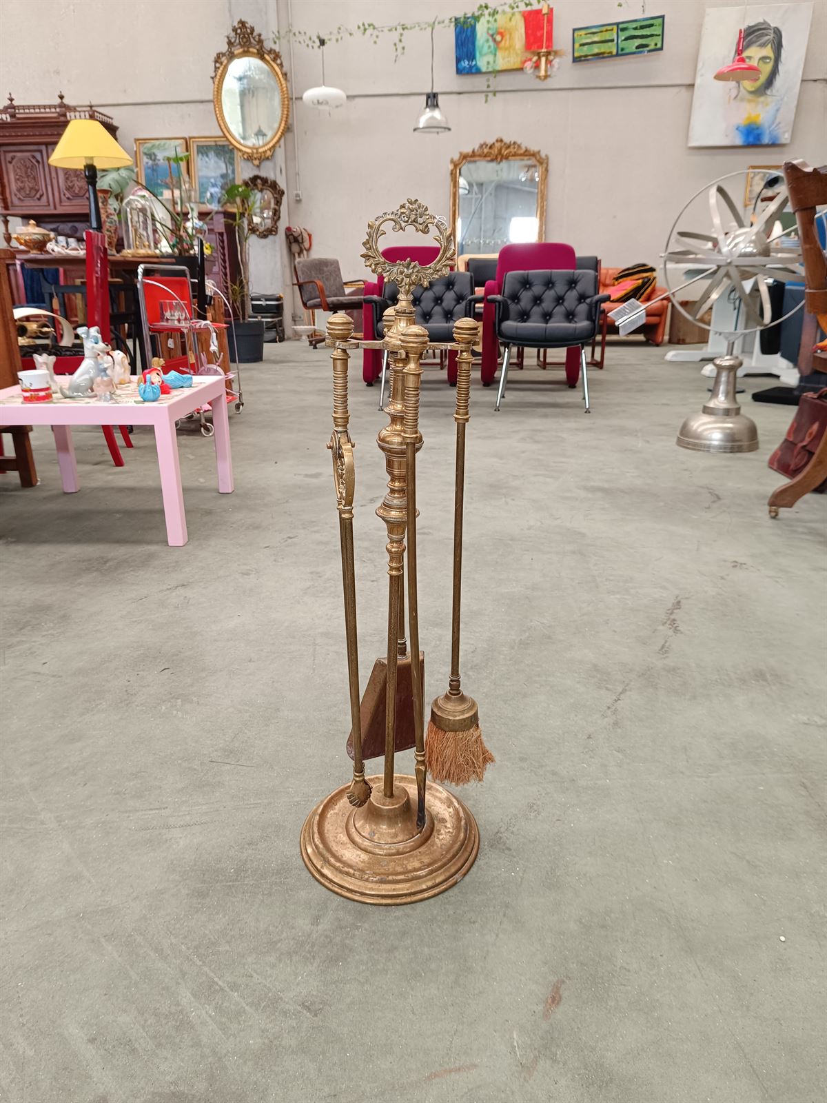 Juego accesorios de chimenea - Imagen 1