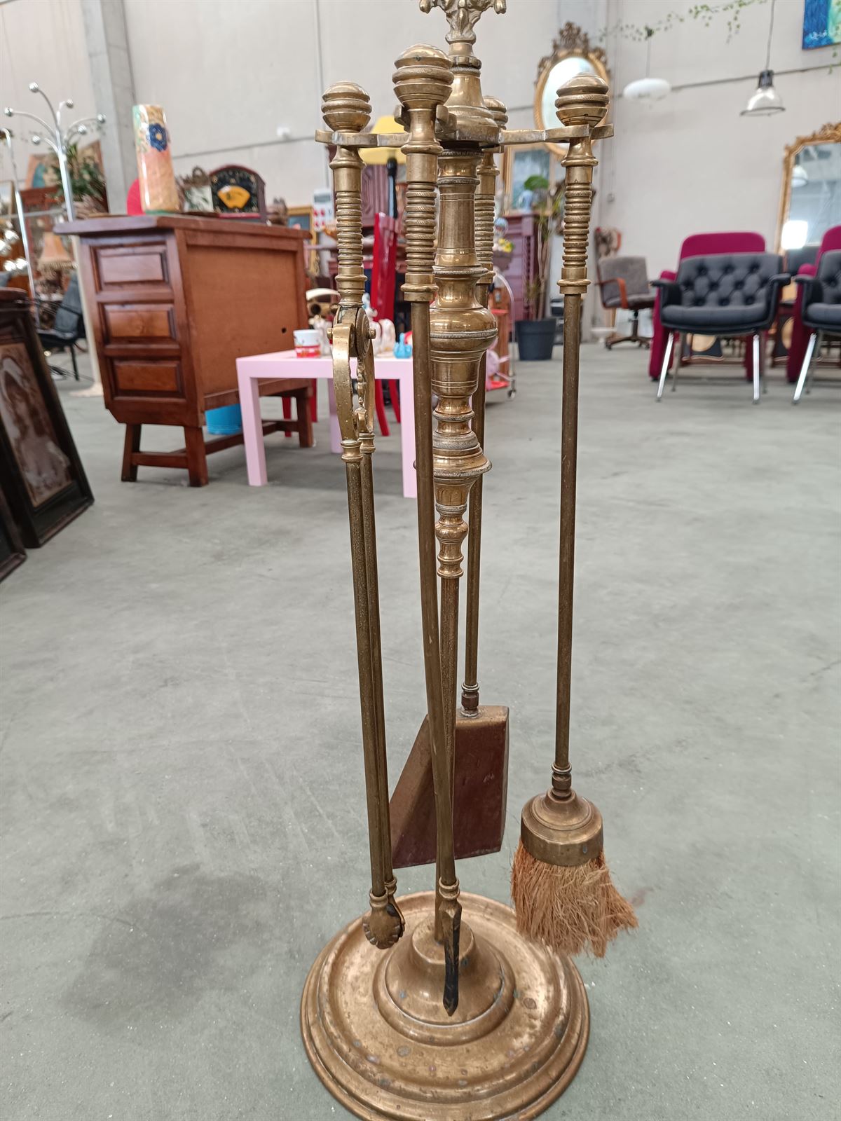 Juego accesorios de chimenea - Imagen 3