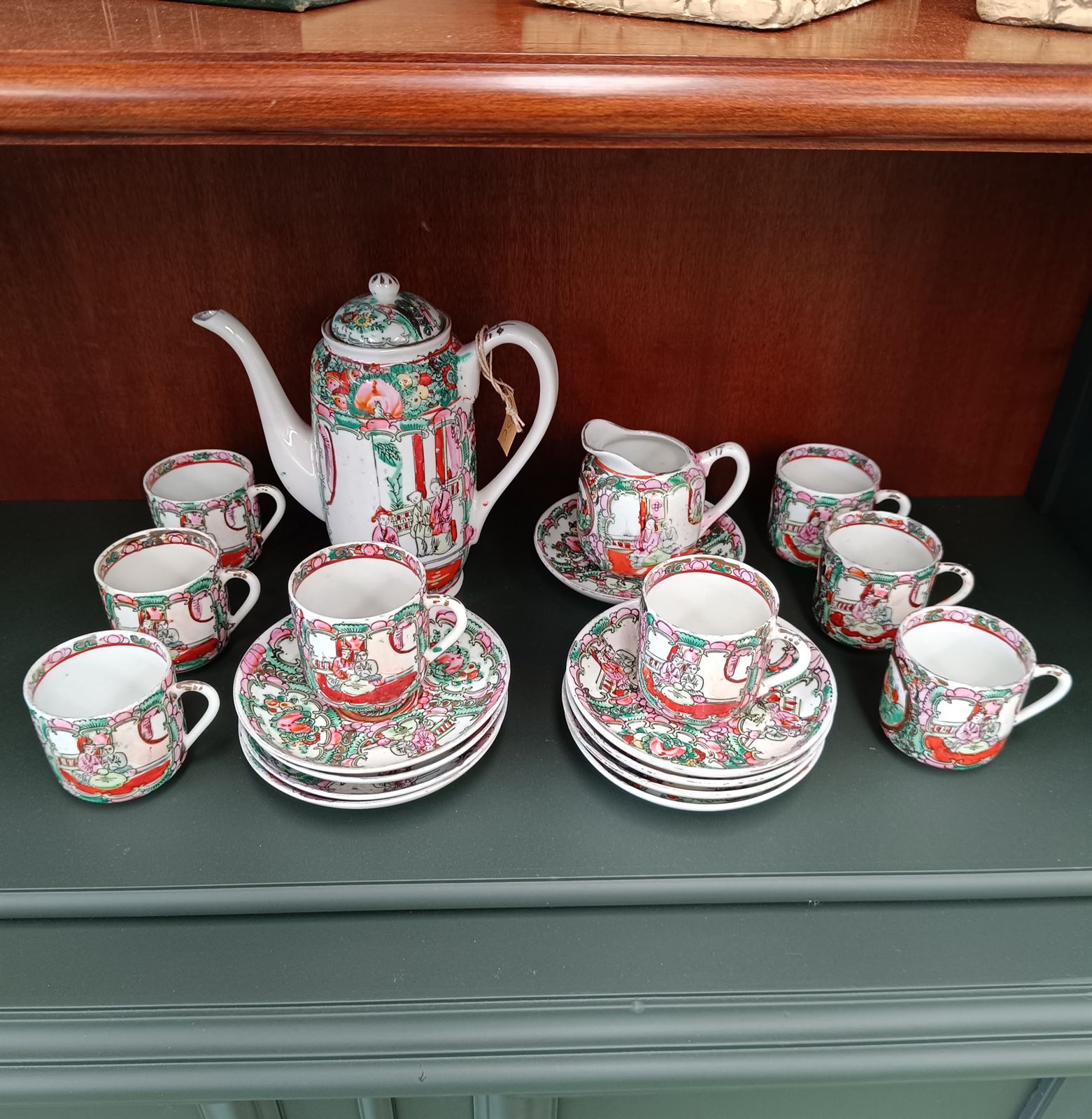 Juego café Macao de porcelana - Imagen 1