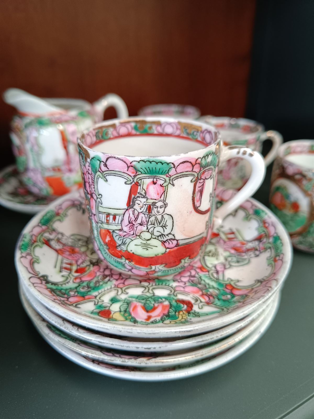 Juego café Macao de porcelana - Imagen 2
