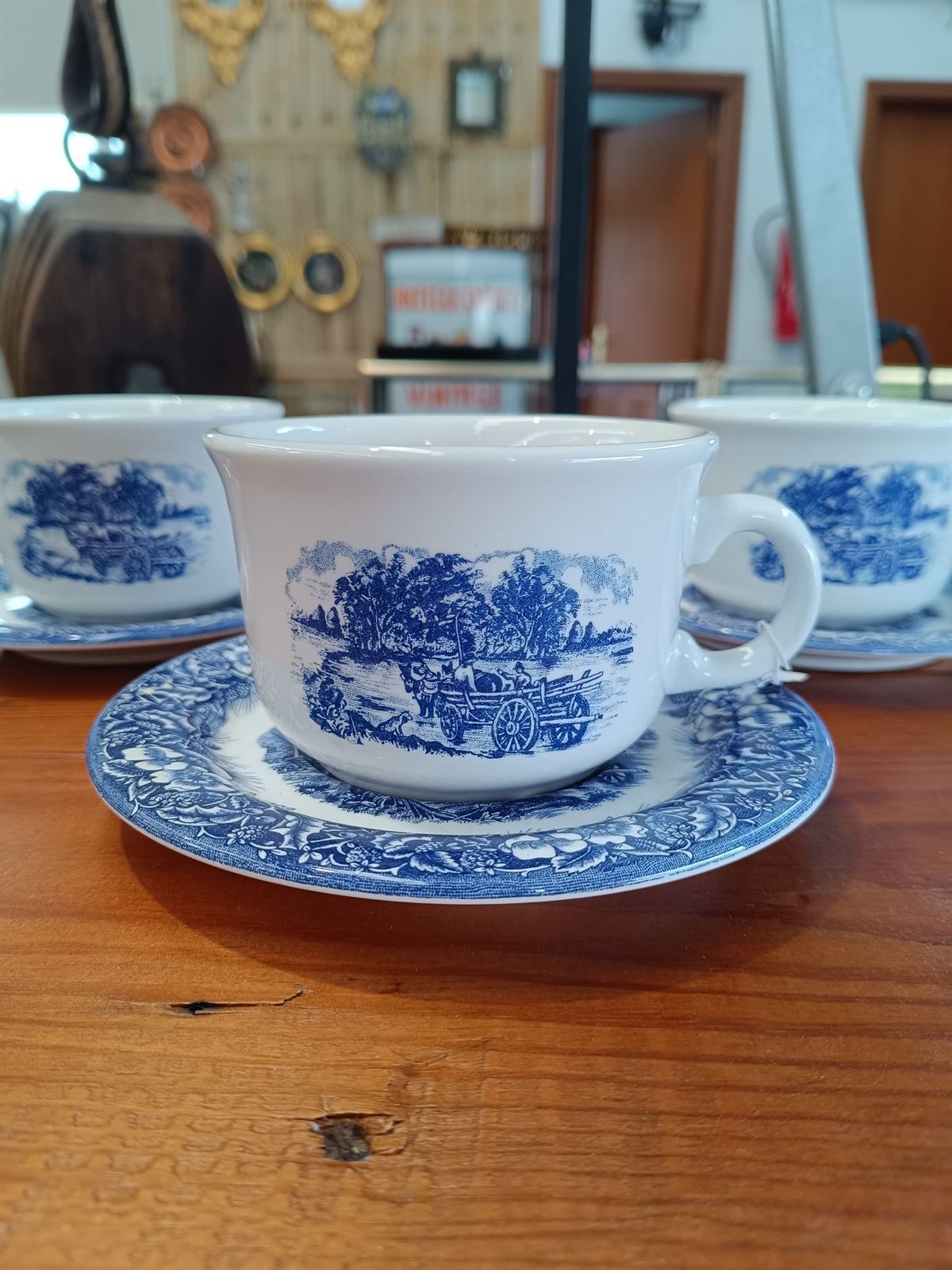 Juego de 3 tazas con platillo Italy - Imagen 2