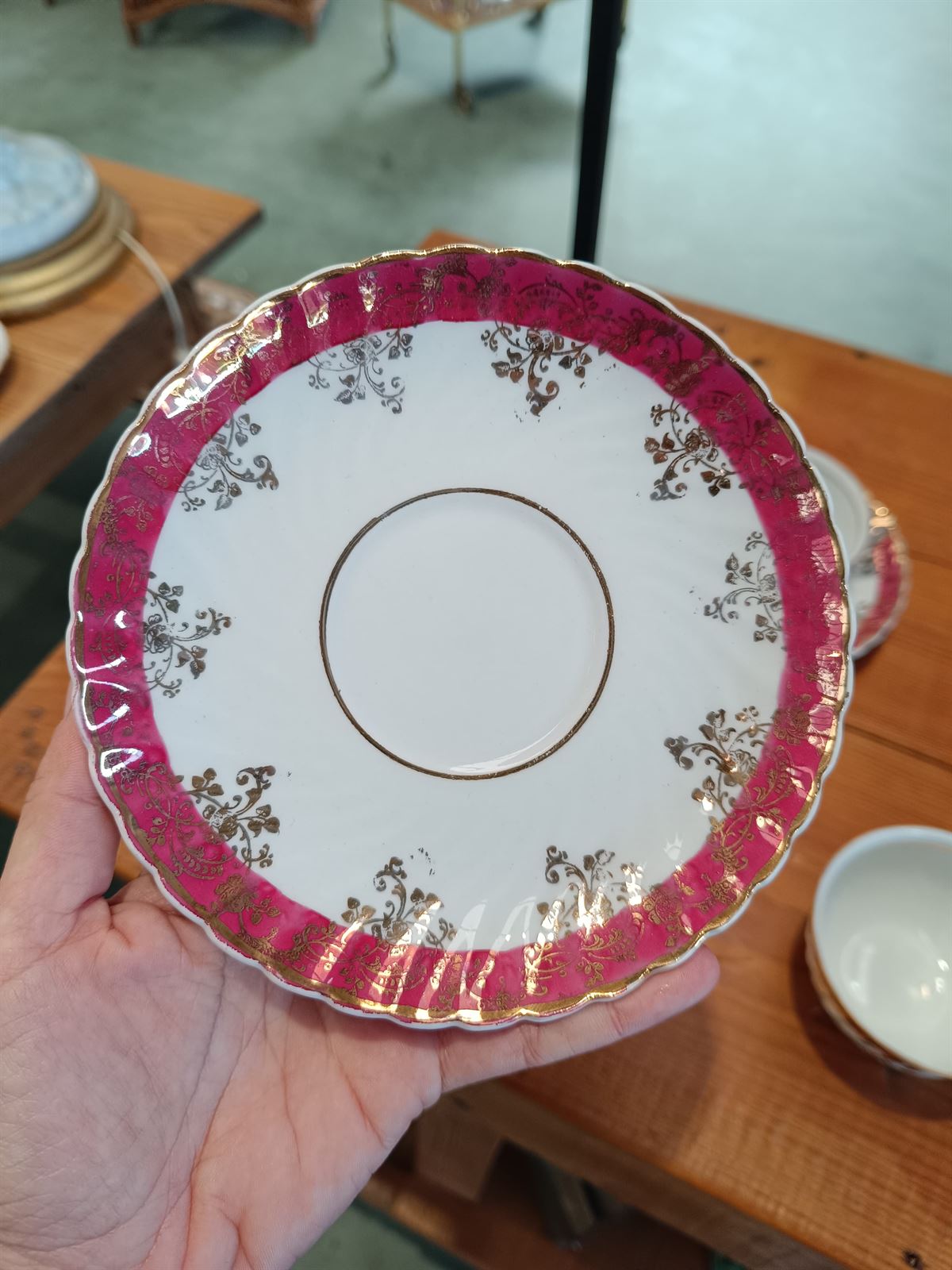 Juego de 3 tazas románticas de porcelana - Imagen 6