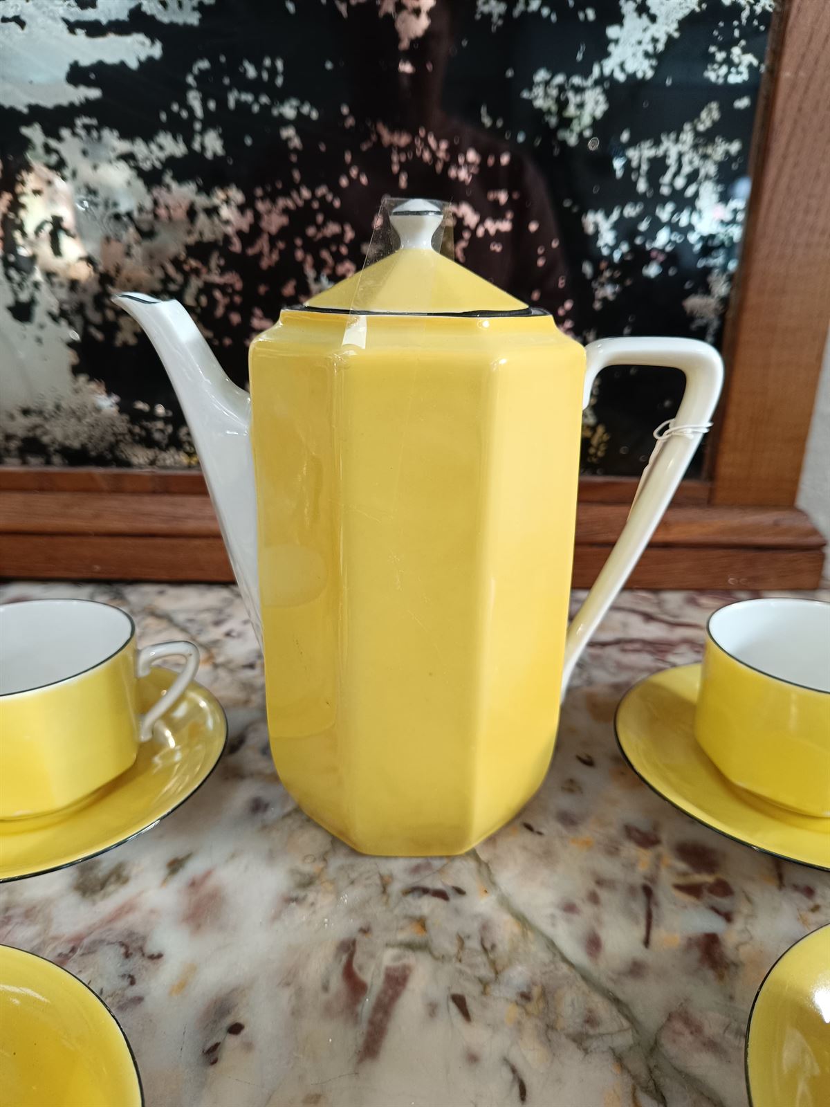 Juego de café Art Deco de porcelana - Imagen 5
