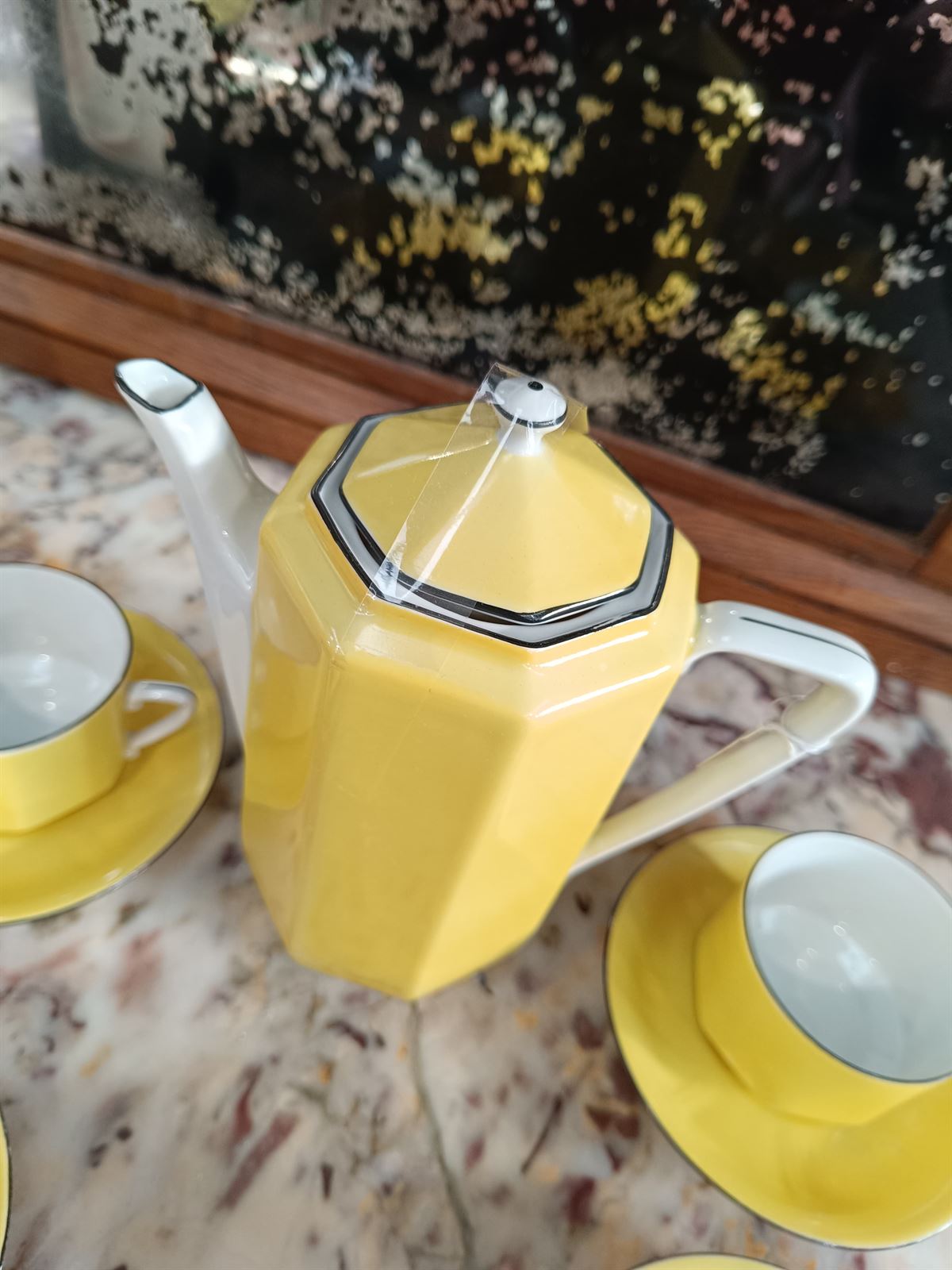 Juego de café Art Deco de porcelana - Imagen 6