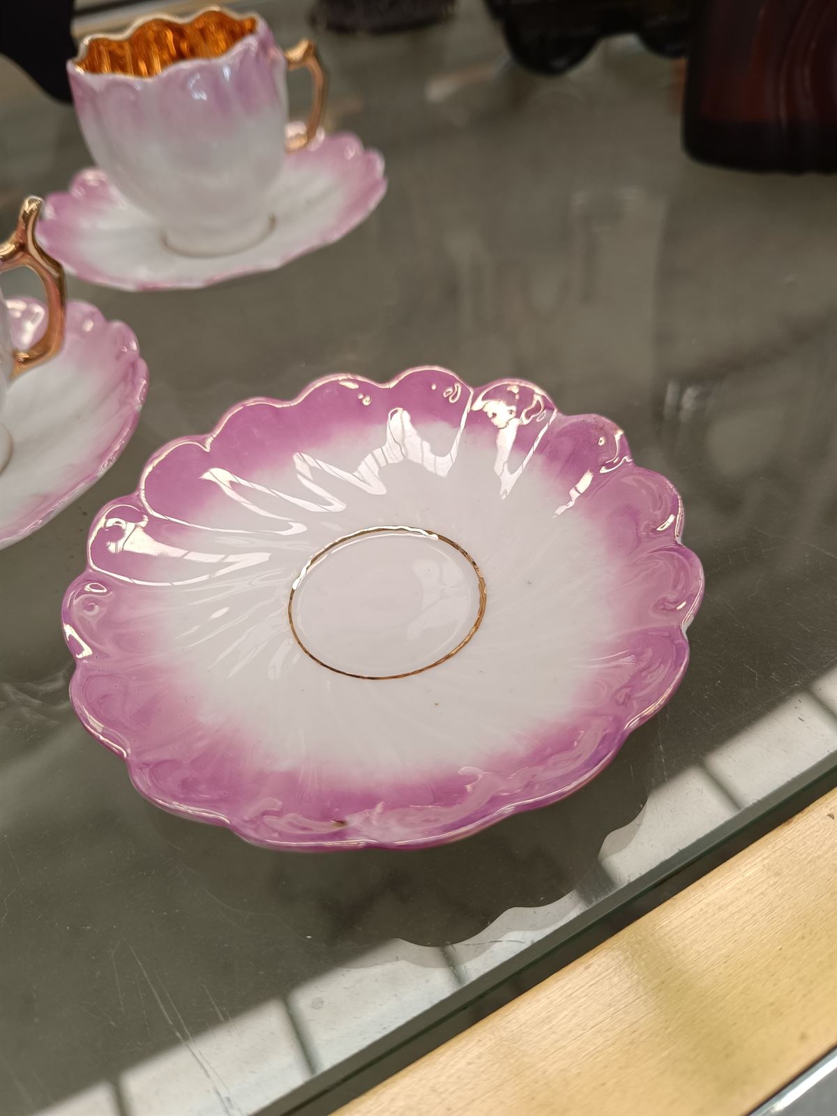 Juego de café flor francés de porcelana - Imagen 5