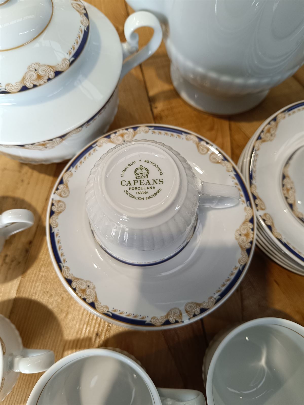 Juego de café porcelana Capeans - Imagen 8