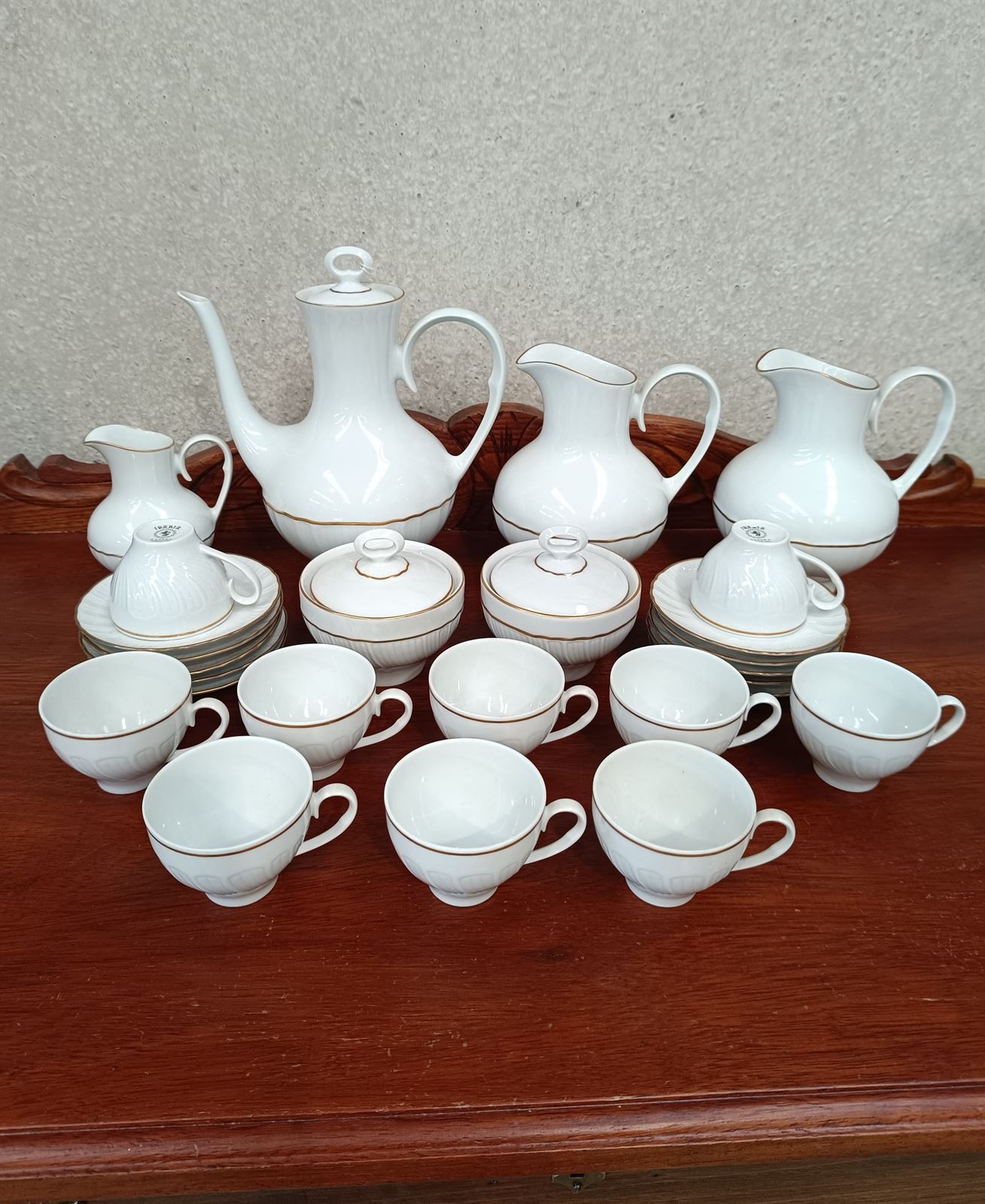 Juego de café porcelana Irabia - Imagen 1