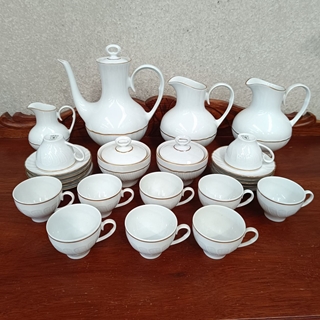 Juego de café porcelana Irabia - Imagen 1