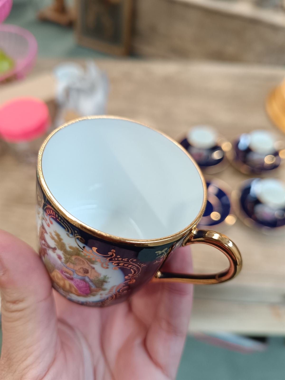 Juego de café porcelana Limoges - Imagen 5