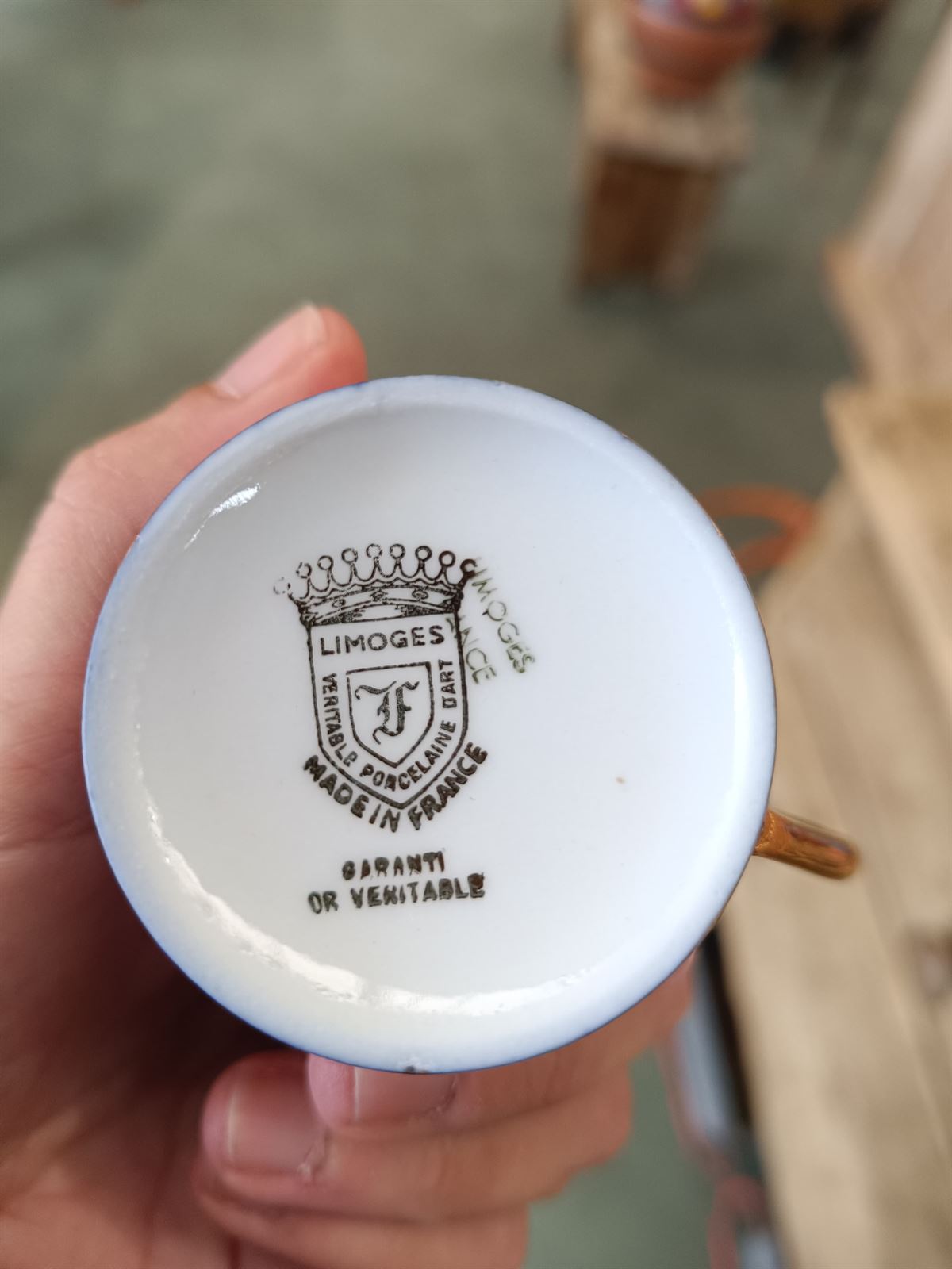 Juego de café porcelana Limoges - Imagen 8
