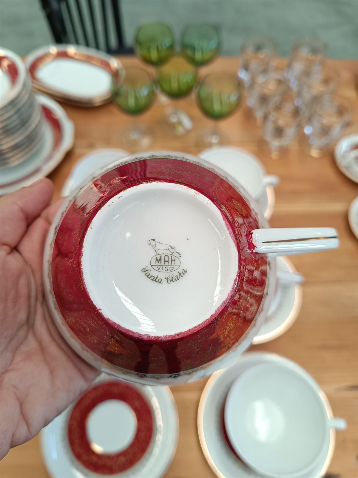 Juego de café/té porcelana Santa Clara - Imagen 7