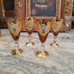 Juego de copas cristal de Bohemia - Imagen 1