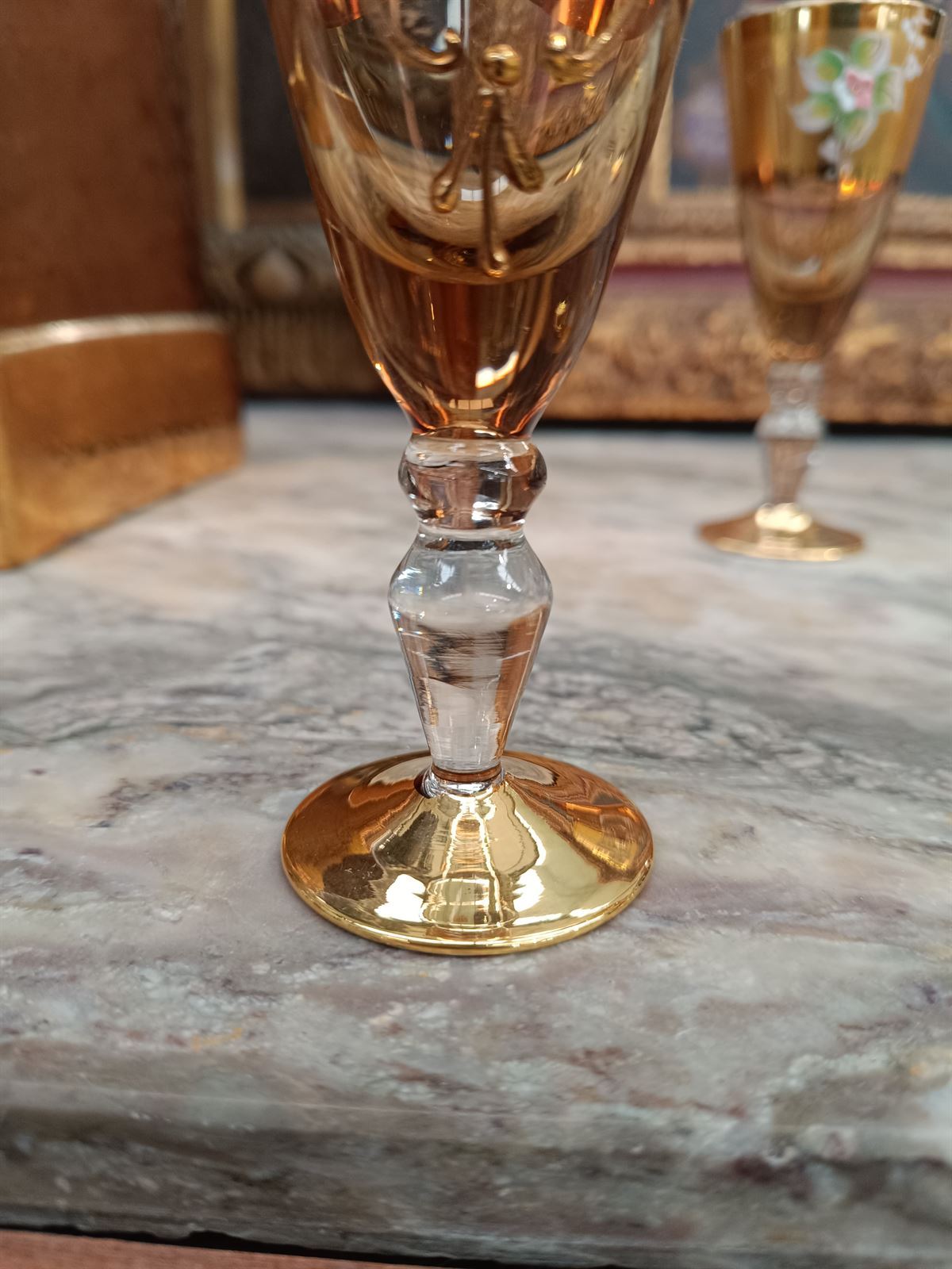 Juego de copas cristal de Bohemia - Imagen 3
