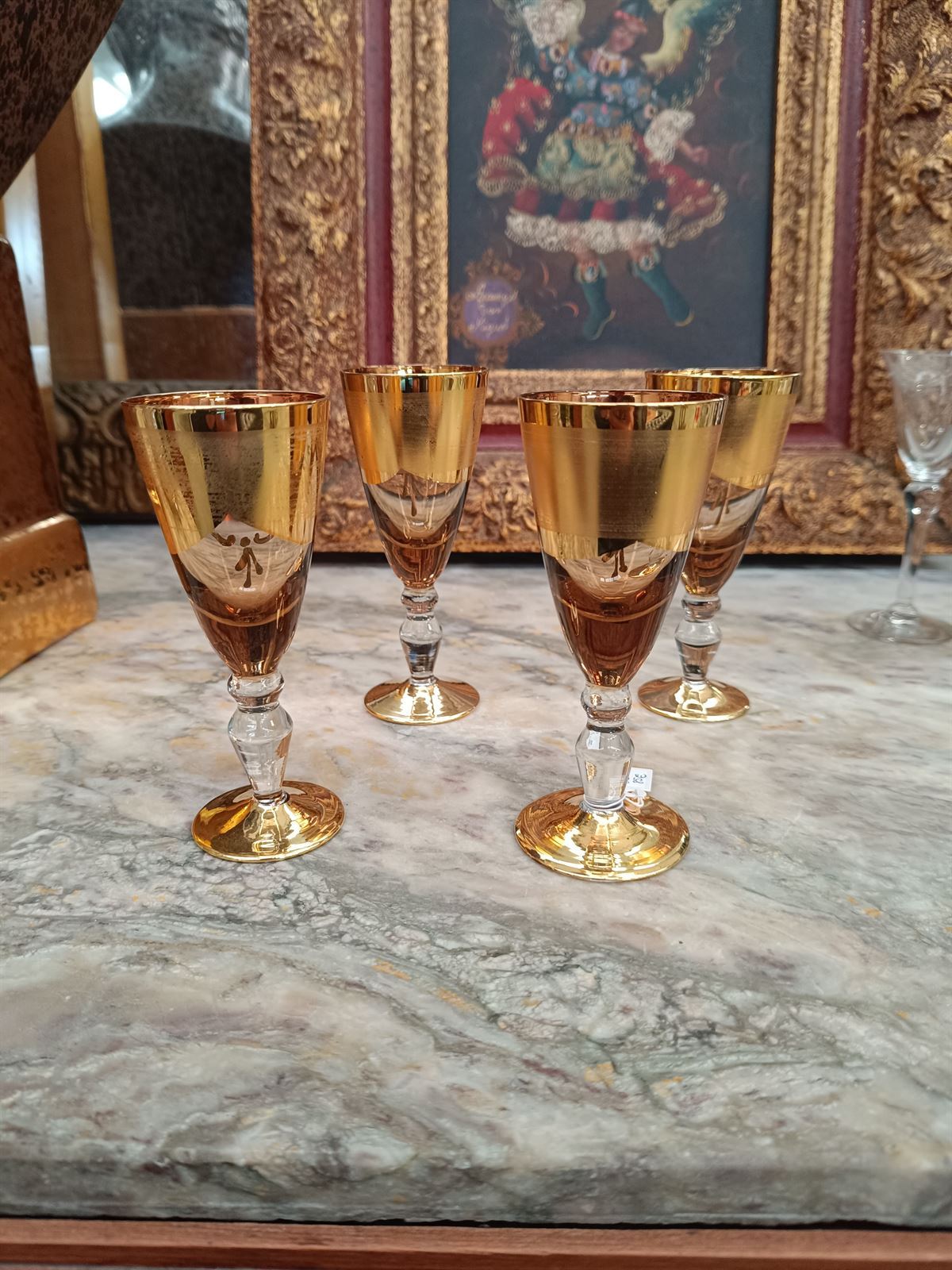 Juego de copas cristal de Bohemia - Imagen 8