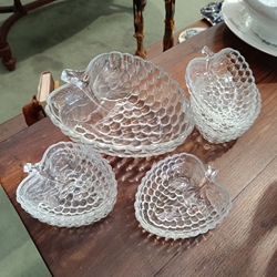 Juego de cuencos uva de cristal - Imagen 1