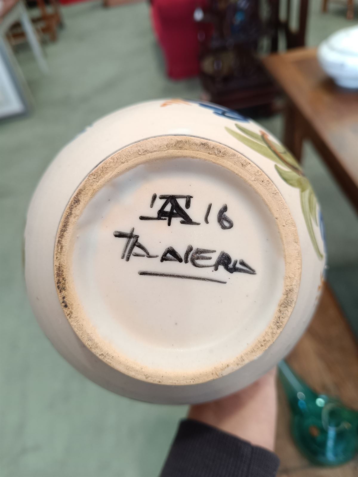 Juego de jarras cerámica de Talavera - Imagen 7