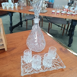 Juego de licor de cristal - Imagen 1